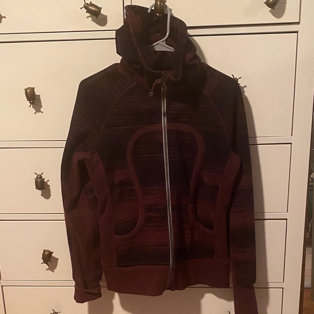 Lululemon Athletica Burgundy Scuba Hoodie